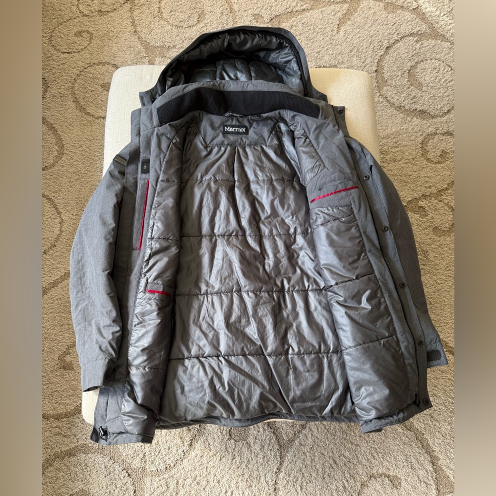 Men’s Marmot Waterproof Snow Jacket SZ L - Picture 5 of 9
